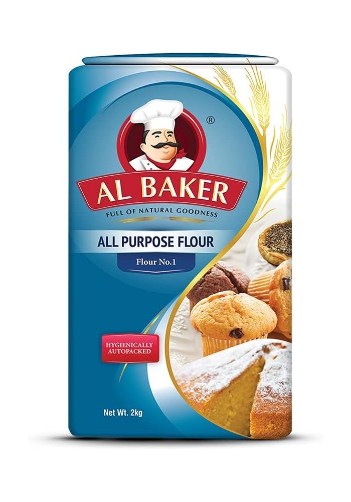 Al Baker All Purpose Flour, 2kg - Flour No.1 - Image 1