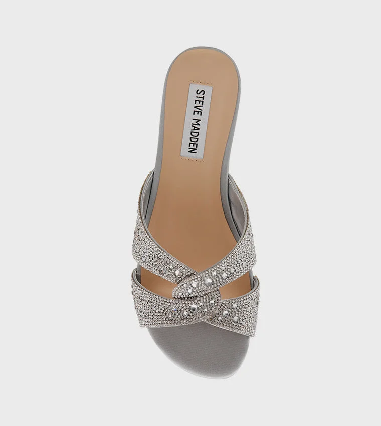 STEVE MADDEN  Musa Embellished Flat Sandals for Women | Best Price UAE