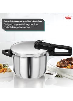 6Liters 6 Ltr Pressure Cooker, Stainless Steel Pressure Cooker With Lid User Friendly Handles For Home Kitchen Silver - pzsku/ZF70308424BB6D015B031Z/45/1741334384/ecf0ab29-613e-44e5-affa-71067bd77173