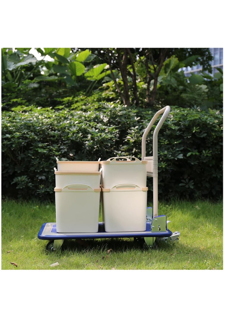 jumbo Dual Reinforced Bar Platform Trolley - Image 3