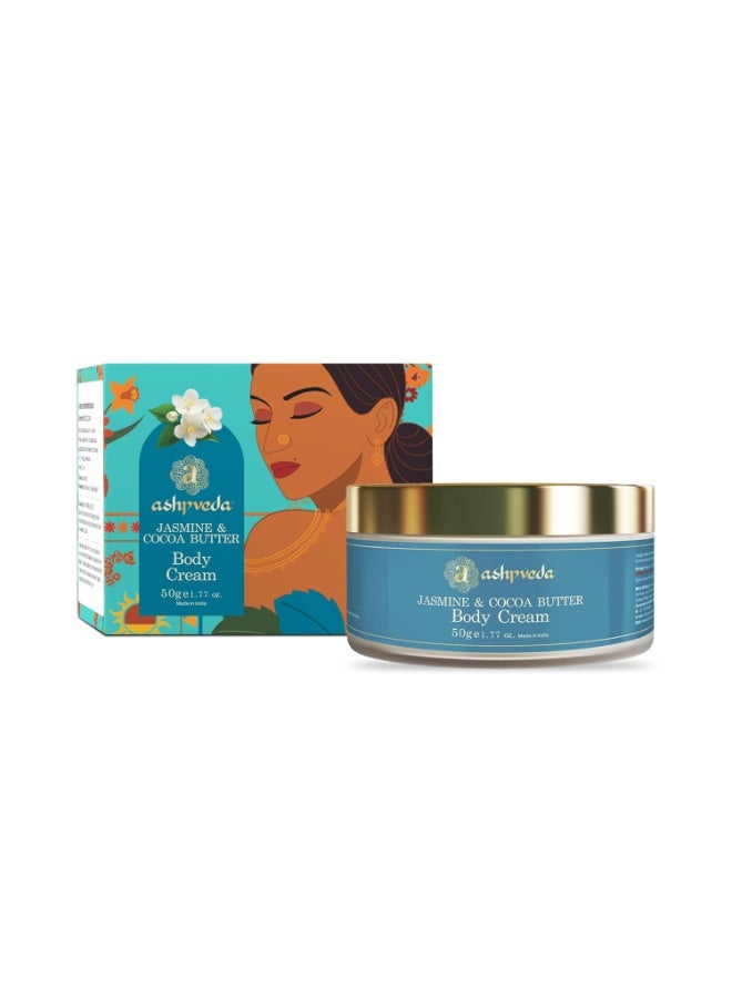 Ashpveda Jasmine & Cocoa Butter Day Cream, UVA/UVB Sun Protector, Chemical Free Sun Protector Body Cream (50 gm) - Image 2