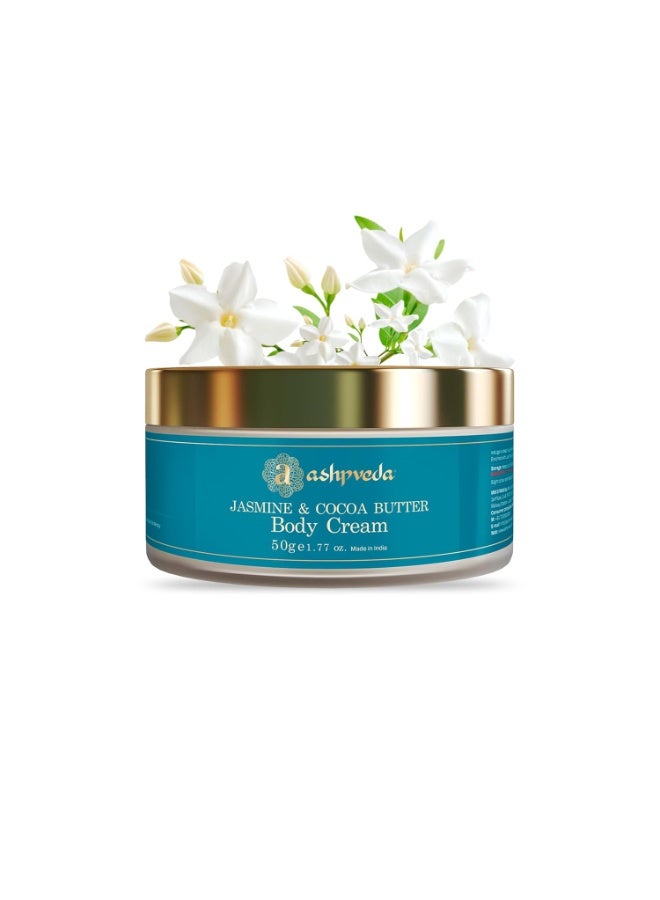 Ashpveda Jasmine & Cocoa Butter Day Cream, UVA/UVB Sun Protector, Chemical Free Sun Protector Body Cream (50 gm) - Image 1