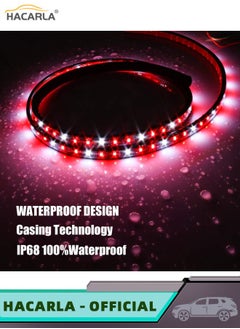 HACARLA Truck Tailgate Light Bar 60 Inch LED Strip with Red Running Brake White Reverse Red Turning Signals Lights Car Truck Accessories IP67 Waterproof Single Row  - Image 2