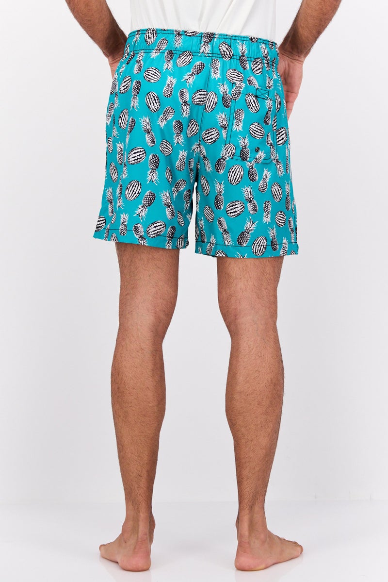 Beach Bros Men Allover Printed 6,5 Inseam Board Shorts, Multicolor - Image 3