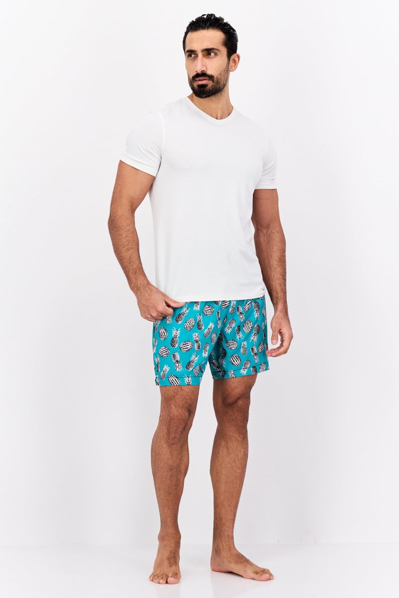 Beach Bros Men Allover Printed 6,5 Inseam Board Shorts, Multicolor - Image 4