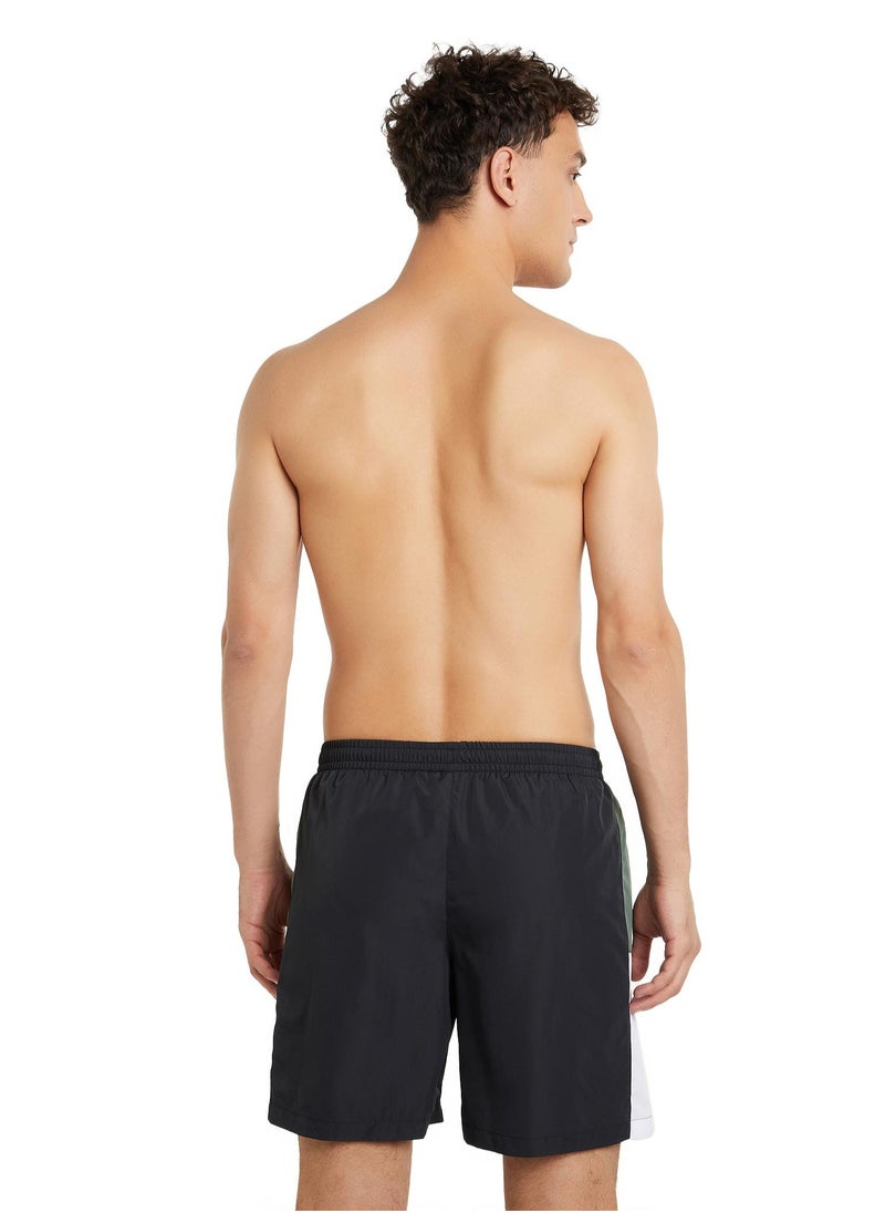 Joss Men’s Swimming Shorts - Joss Black/Green, Quick-Drying Swim Trunks with Adjustable Waist, Inner Shorts & Spacious Pockets  - Image 5
