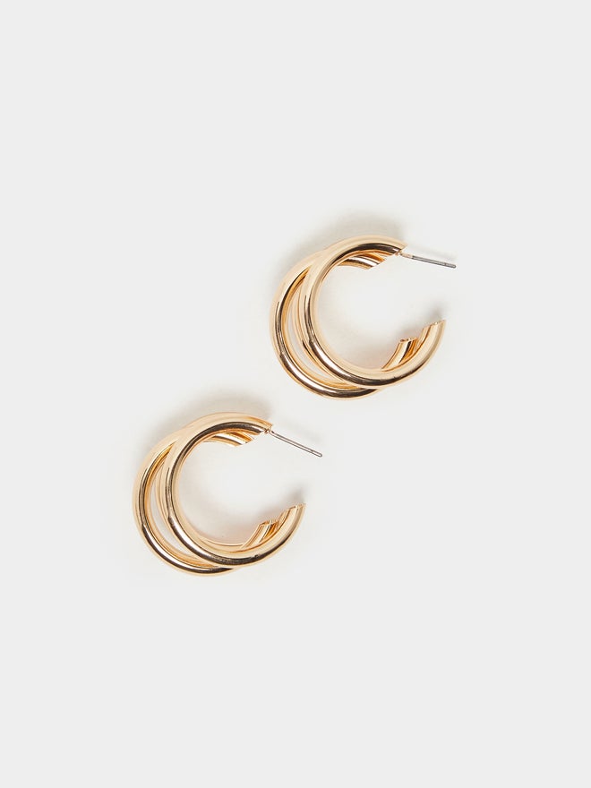 Styli Styli Dual Hoop Earrings  - Image 1