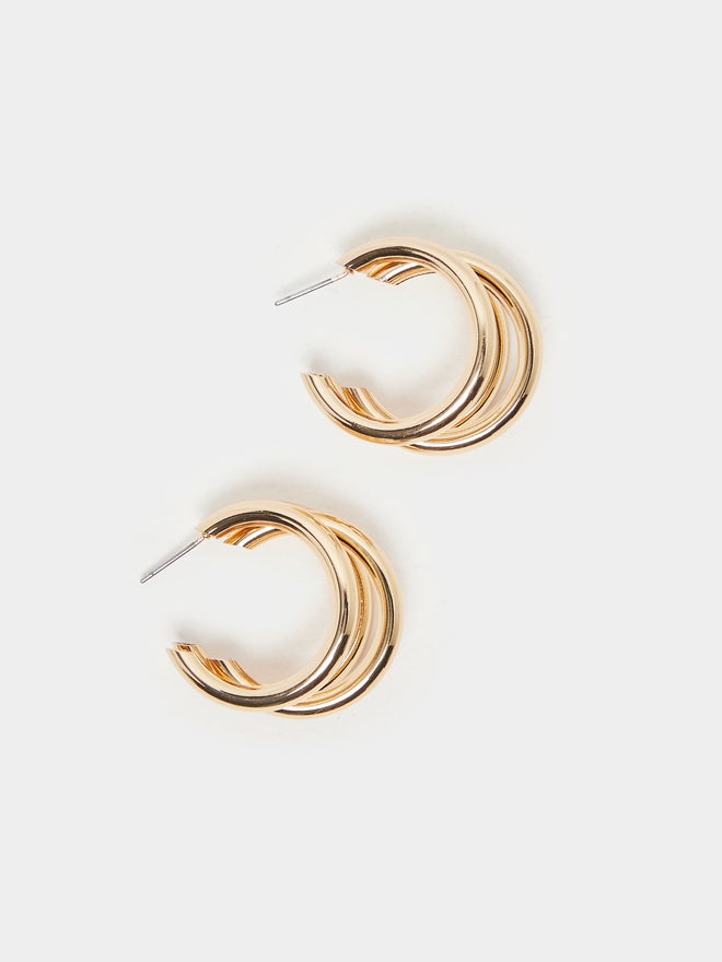 Styli Styli Dual Hoop Earrings  - Image 3