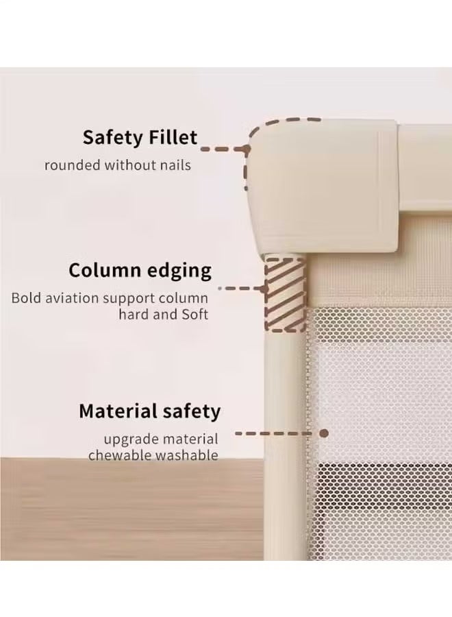 Berma Baby Baby Playpen with Mat-Baby and Toddler Fence 150 x 180cm Baby Fence Play Area Portable Children's Activity Centre Non-Slip Suction Cups and Soft Breathable (Leo) - Image 4