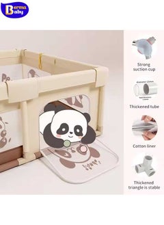 Baby Playpen with Mat-Baby and Toddler Fence 150 x 180cm Baby Fence Play Area Portable Children's Activity Centre Non-Slip Suction Cups and Soft Breathable (Leo) - pzsku/ZF703380E80A5123162FFZ/45/_/1727591895/06c8af4a-ec64-4a99-beb5-380964889ee2