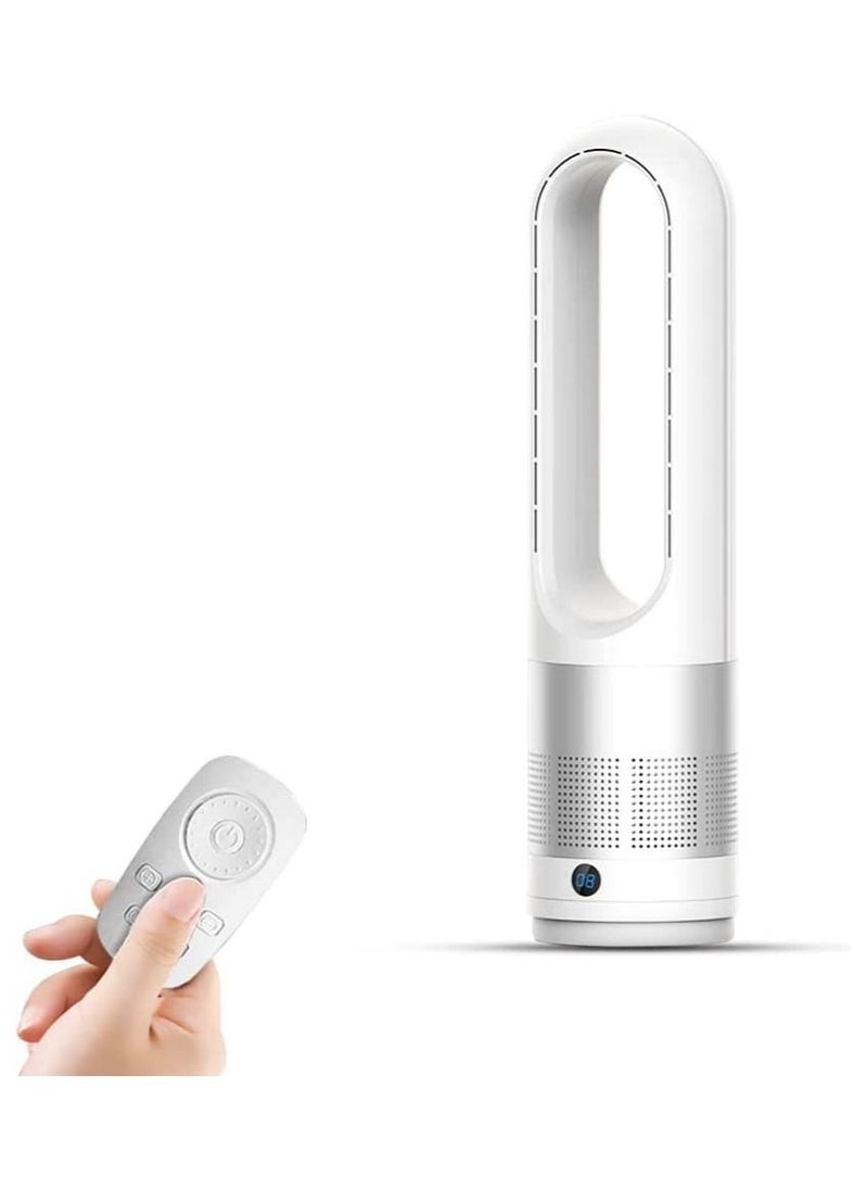 Cool Baby Adjustable Bladeless Fan Ultraquiet Air Purification Tower Fan Remote Control Cycle  - Image 1