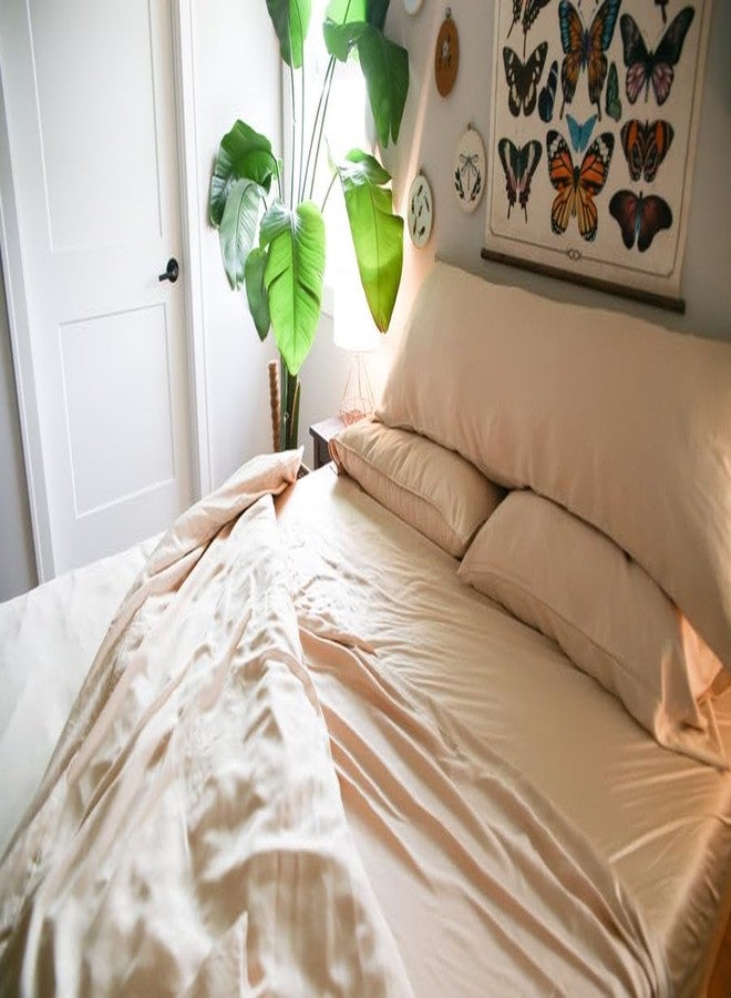 Pillowtex Copper Ion Infused Rayon Derived from Bamboo Cooling Body Pillow Cover, Soft and Breathable Long Pillow Case, White (20x54) - Image 5