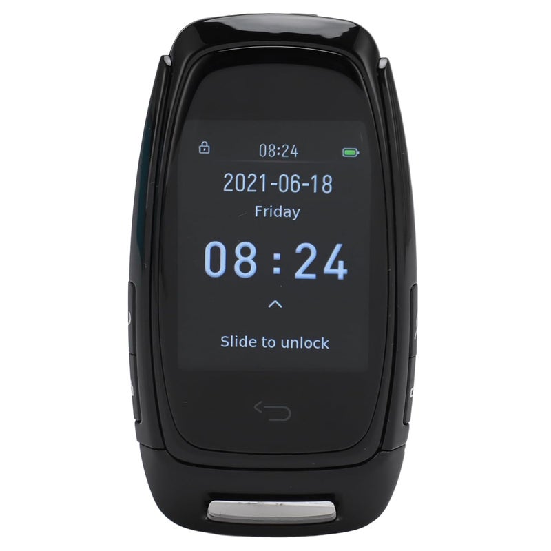 Zunate 2.0 Inch LCD Smart Key for Keyless Entry & Engine Start Stop, Anti-Loss Remote Control Car Key Fob Replacement with Bluetooth 5.0 (Black) - Image 1