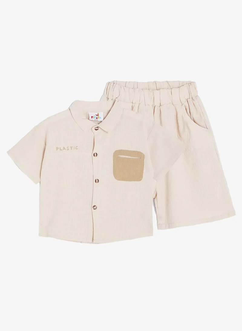 بنياتا طقم علوي قصير