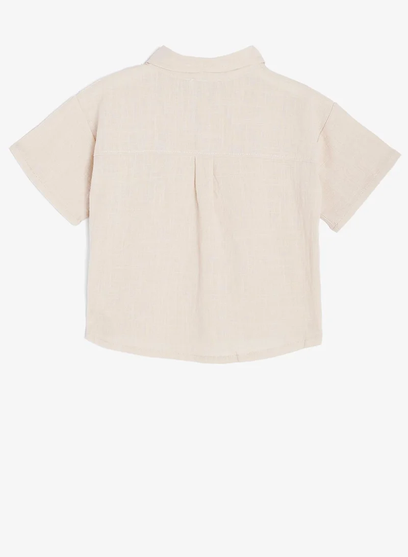 Pinata  Cotton Pocket Detail Shirt and Shorts set for Men | Best Price UAE