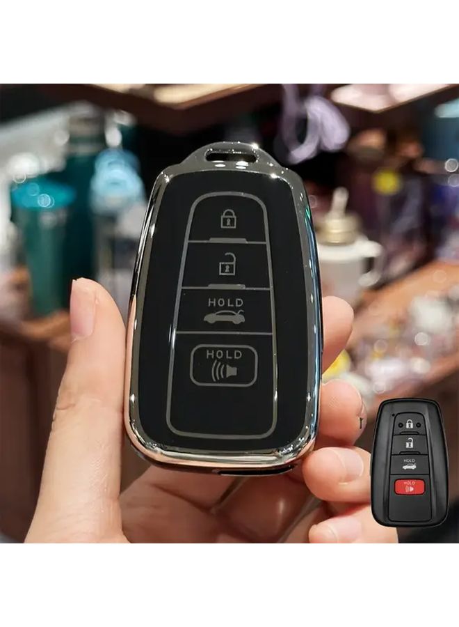 Blue TPU Key Fob Cover For Toyota Avalon Corolla GT86 Protective Case - Image 2