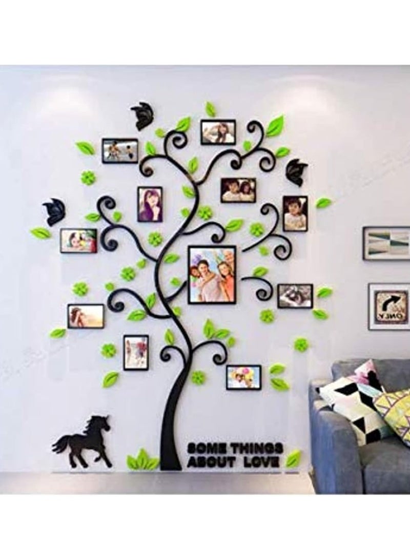 Cool Baby COOLBABY 3D Arcylic Diy Family Photo Frame Tree Wall Sticker Home Decor Living Room Bedroom Art Picture Frame Wall Decals Poster - Image 1
