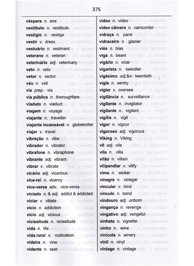 null - English-Portuguese & Portuguese-English One-to-One Dictionary - Image 1