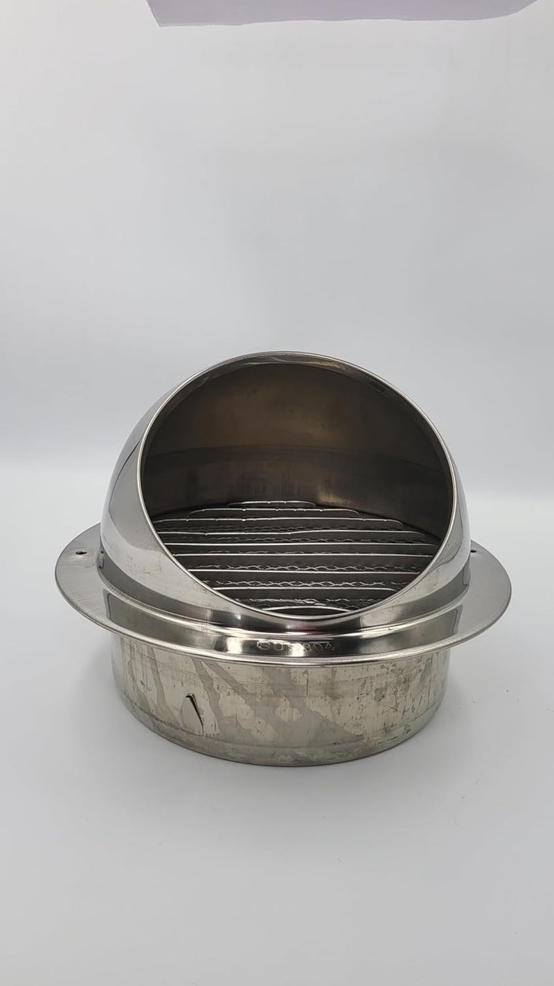 Astberg ASTBERG Steel Cowl SS304 200mm8 Cowl with Bird meshChimney CowlExhaust VentInline Duct Ventilation System AccessoriesCowl CoverVent Cap SUS304 Steel  - Image 3