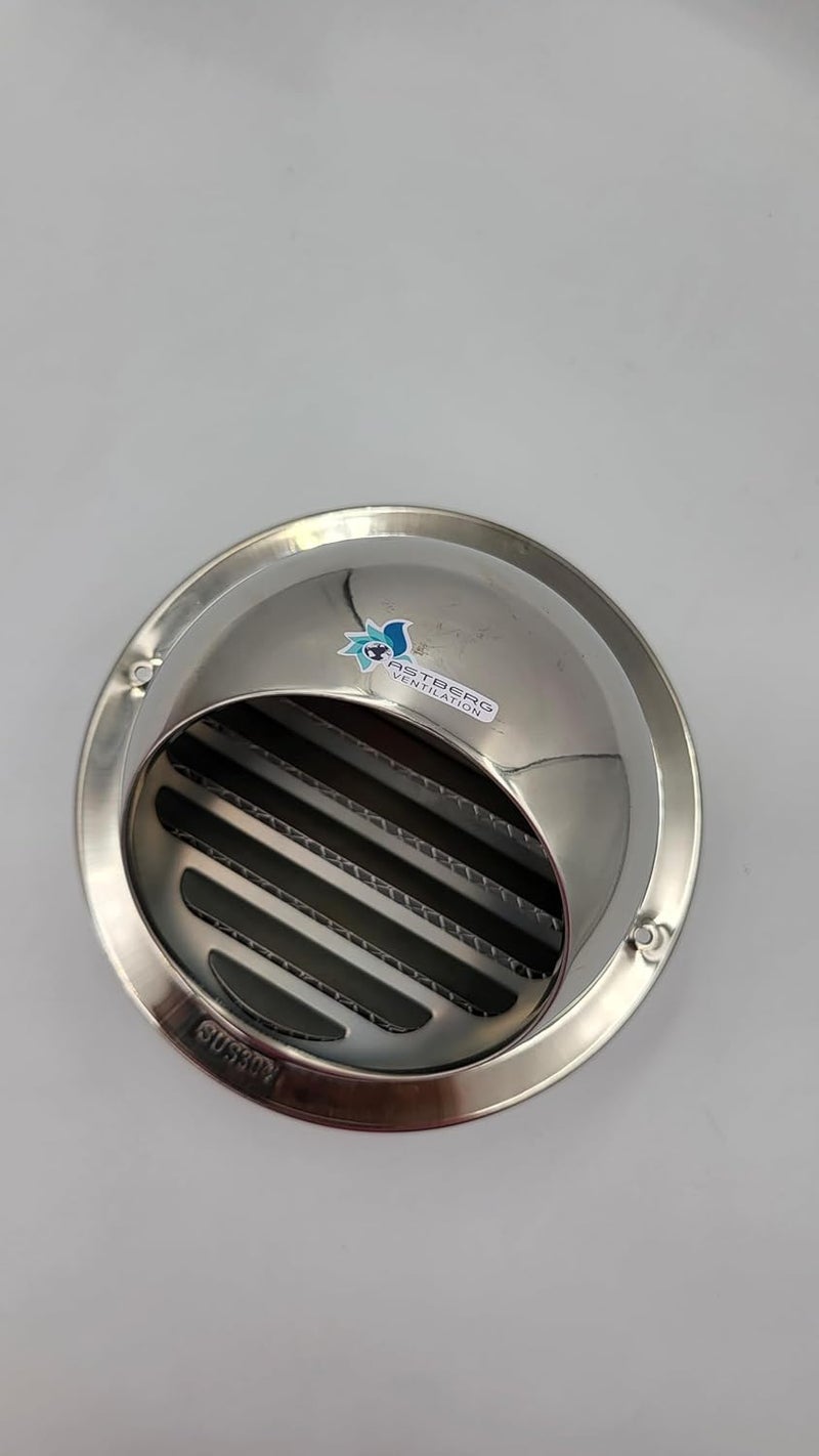 Astberg ASTBERG Steel Cowl SS304 200mm8 Cowl with Bird meshChimney CowlExhaust VentInline Duct Ventilation System AccessoriesCowl CoverVent Cap SUS304 Steel  - Image 1