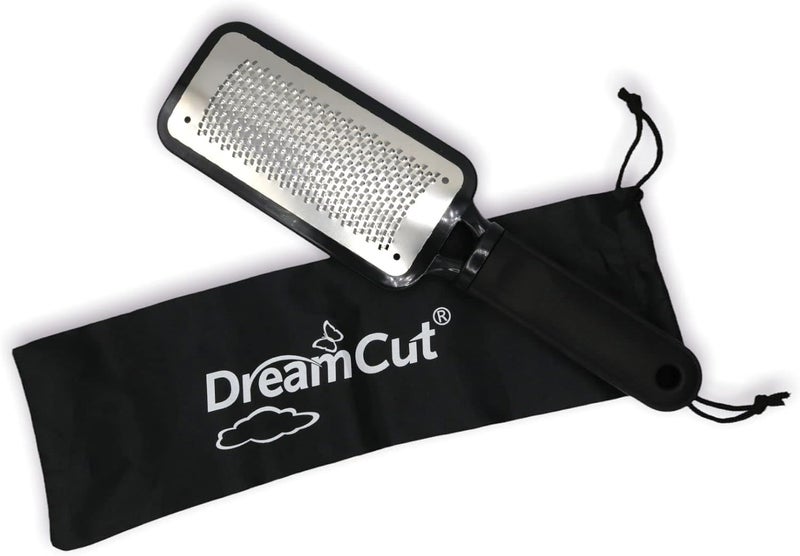 DreamCut Foot File Callus Remover  Foot Pedicure Rasp Surface Professional Foot Care Tool to Remove Hard Skin Great for Both Wet and Dry Feet Surgical Grade Stainless Steel 
