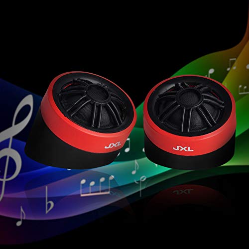 JXL -T110 High Efficiency Dome Car Tweeter for Coaxial Car Speaker 360W MAX (Pair) Black - Image 2