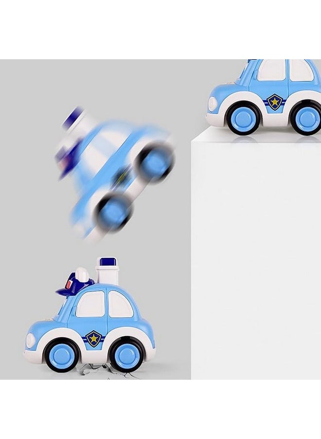 bluebell - Bluebell Cartoon Friction Power Toy Vehicles Toy - Press and Go Police Car Toy for Kids Crawling Toys for Kids - Image 1