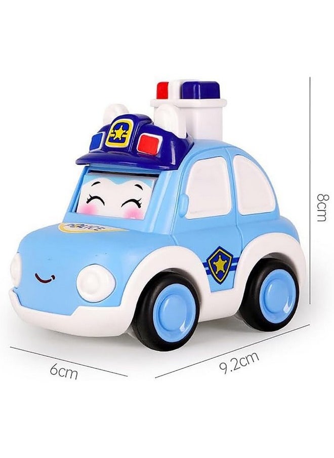 bluebell - Bluebell Cartoon Friction Power Toy Vehicles Toy - Press and Go Police Car Toy for Kids Crawling Toys for Kids - Image 1