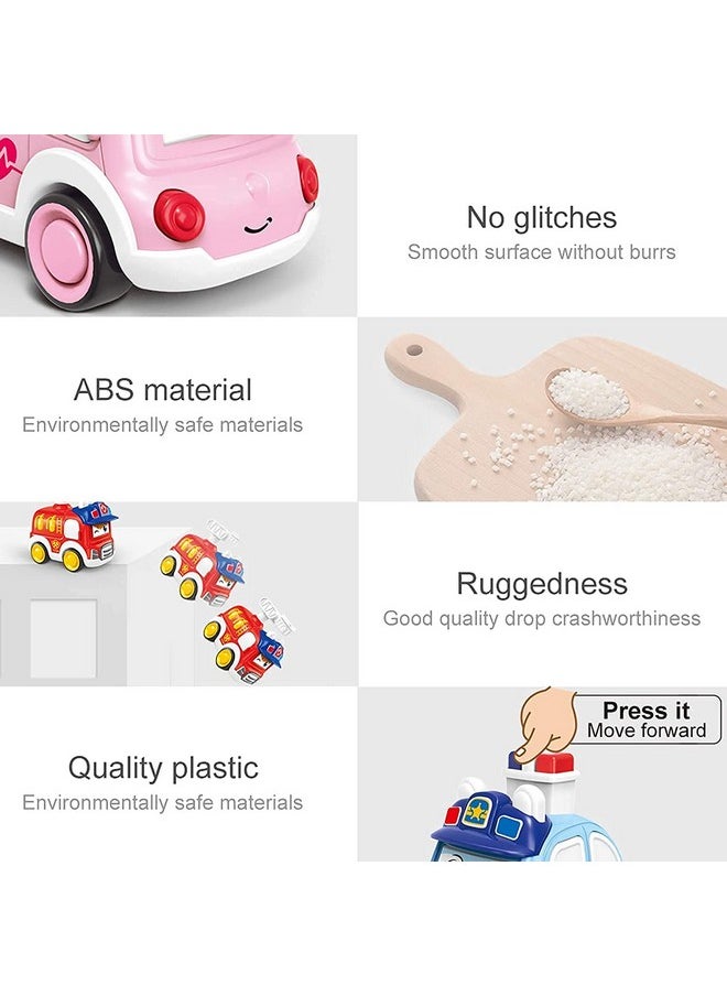 bluebell - Bluebell Cartoon Friction Power Toy Vehicles Toy - Press and Go Police Car Toy for Kids Crawling Toys for Kids - Image 1