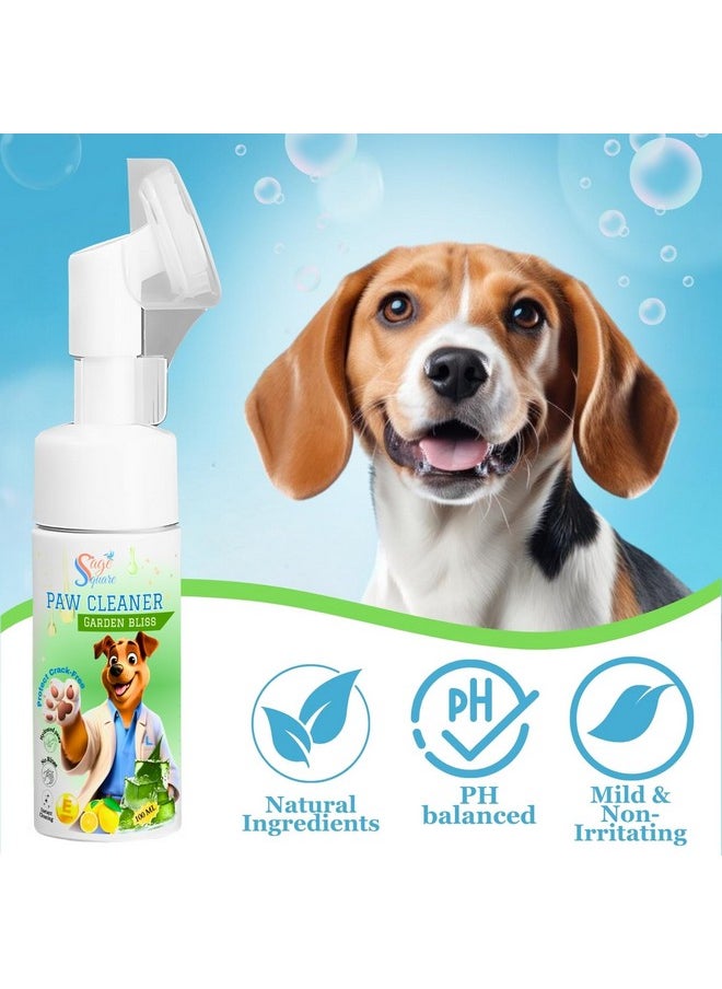 Sage Square Garden Bliss Dog Paw Cleaner: Effortless Paw Cleaning, Hygienic | Convenient Brush Attachment | Easy Cleaning During Bath, Grooming, Dry Bath, Walk & Everyday Use | Dog, Cat, Puppy | 100Ml  - Image 5