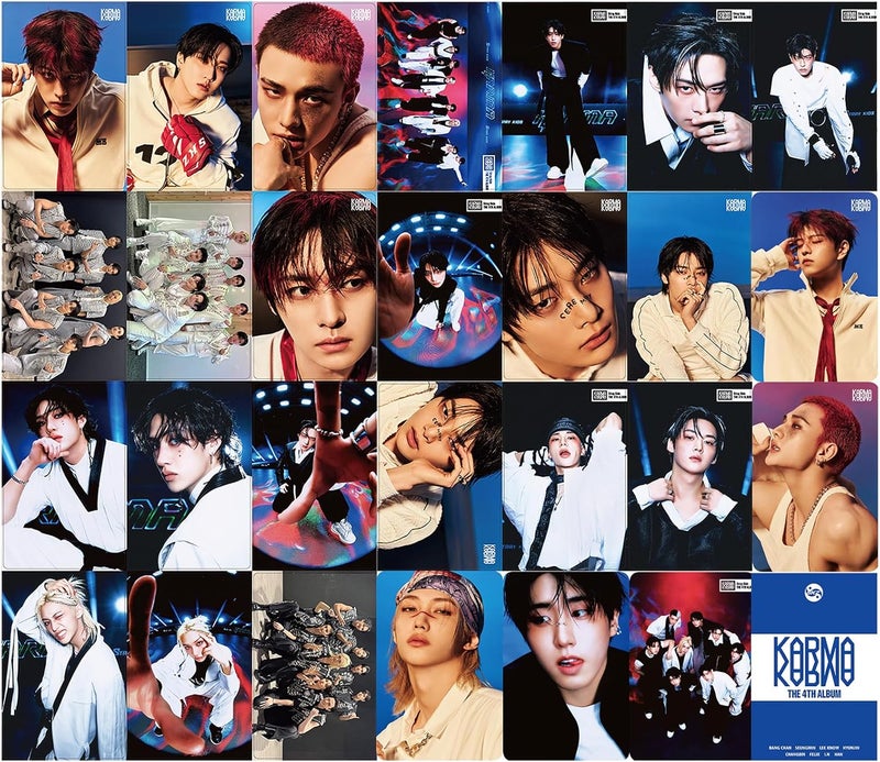 KPOPBP بطاقات صور ستراي كيدز كاردز ألبوم 4 كيبوب 55 قطعة مجموعة بطاقات لومو هدية للأولاد والبنات - Image 4