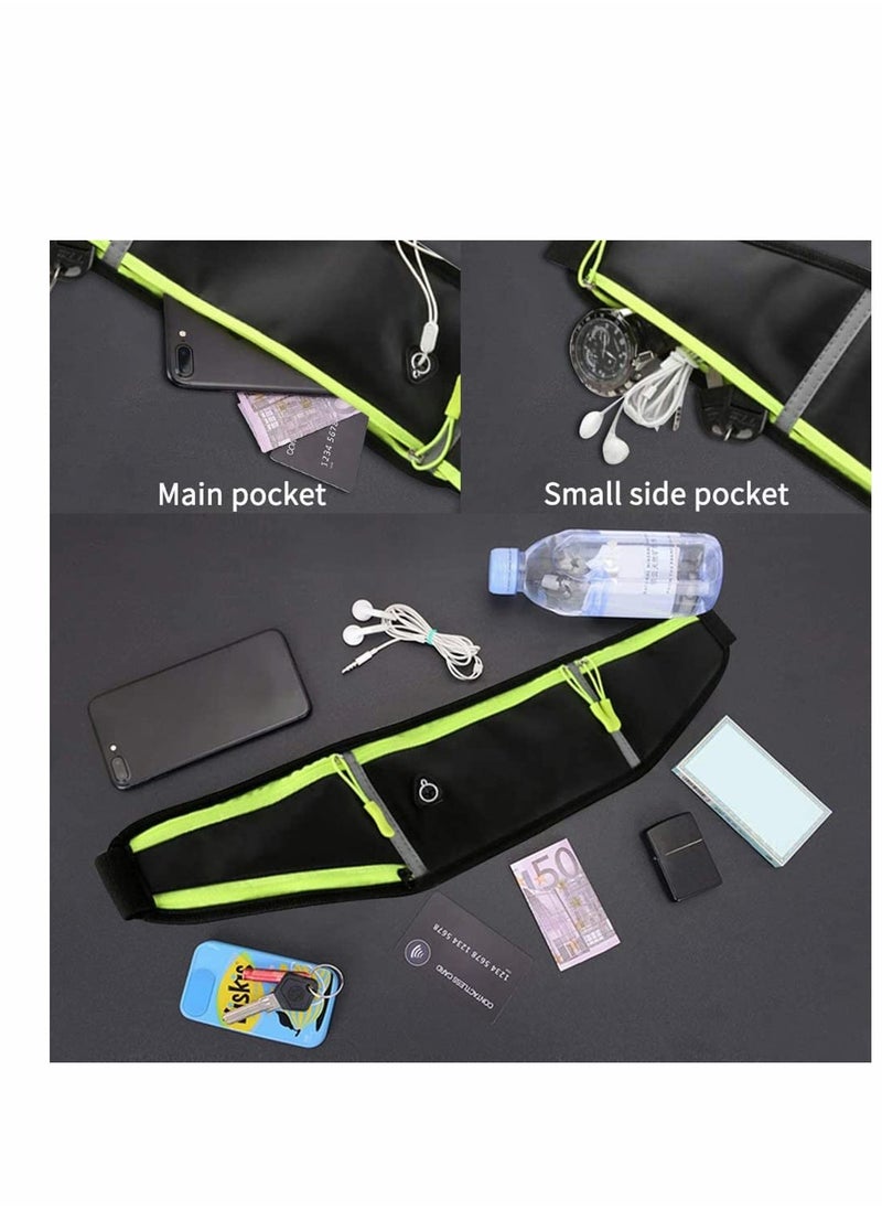 Excefore - Running Belt  Waist Pack with Water Bottle Holder Adjustable Waterproof Waist Bag for Women Men Hiking, Running, Jogging, Workouts, Cycling, Dog... - Image 1