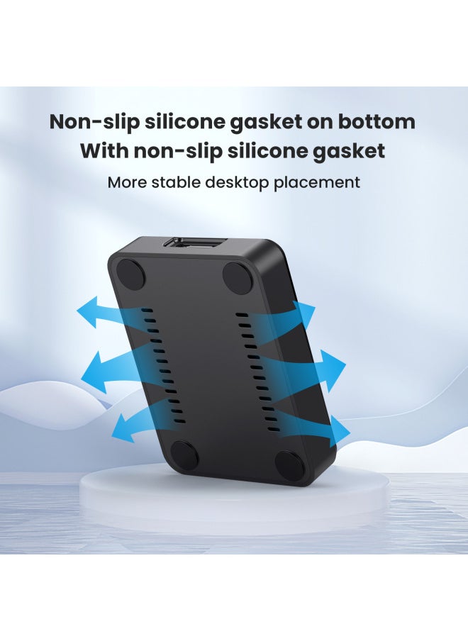 Generic - M.2 Hard Disk Holder Nvme/sata Dual Protocol Single Protocol Solid State Hard Disk Box Usb3.2 Notebook External-Color:Dual Protocol 10gbps - Image 1
