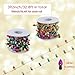 Gloreyan Mini Dollhouse Christmas Lights Fake String Lights Xmas Decoration for Christmas Dollhouse Craft Fairy Garden Accessories Party Supply 2 Pack - Image 4