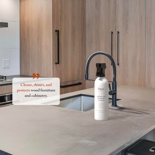 Bayes High-Performance Furniture, Cabinet Cleaner and Polish - Cleans, Conditions, and Preserves Fine Wood Furniture and Cabinetry - 16 oz - Image 3