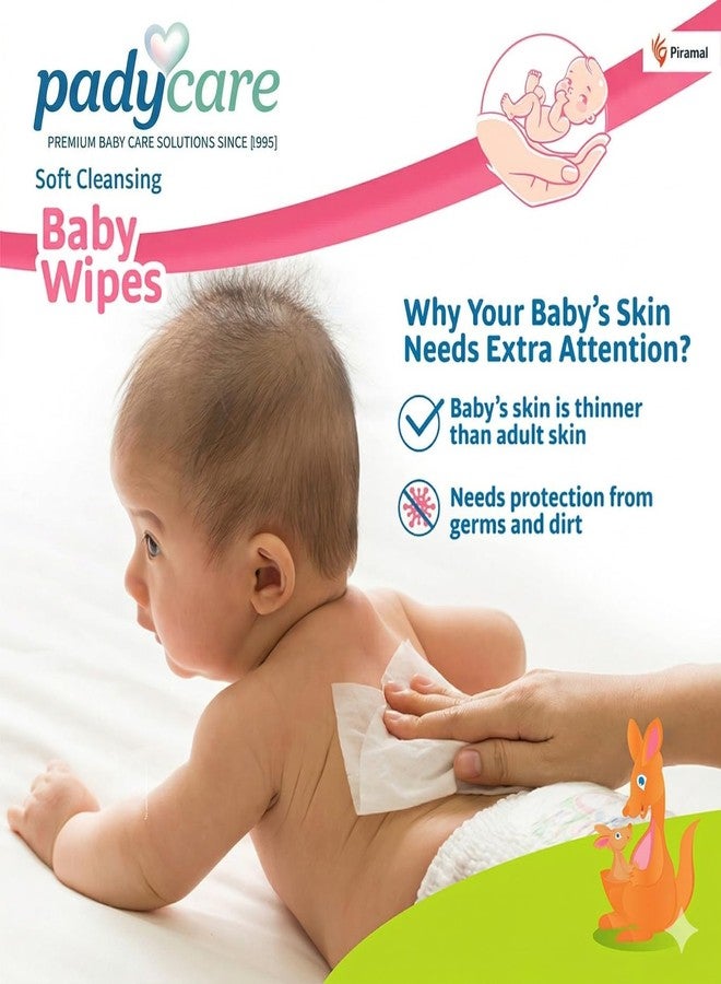 Ketlix Cleansing Baby Wipes with Lid | 80 Wipes x Pack of 3-240 Wipes | Extra Thick & Moist Wet Wipes for Baby's | Prevents Rashes & Redness with Goodness of Aloe Vera, Vitamin E & Jojoba Oil - Image 5