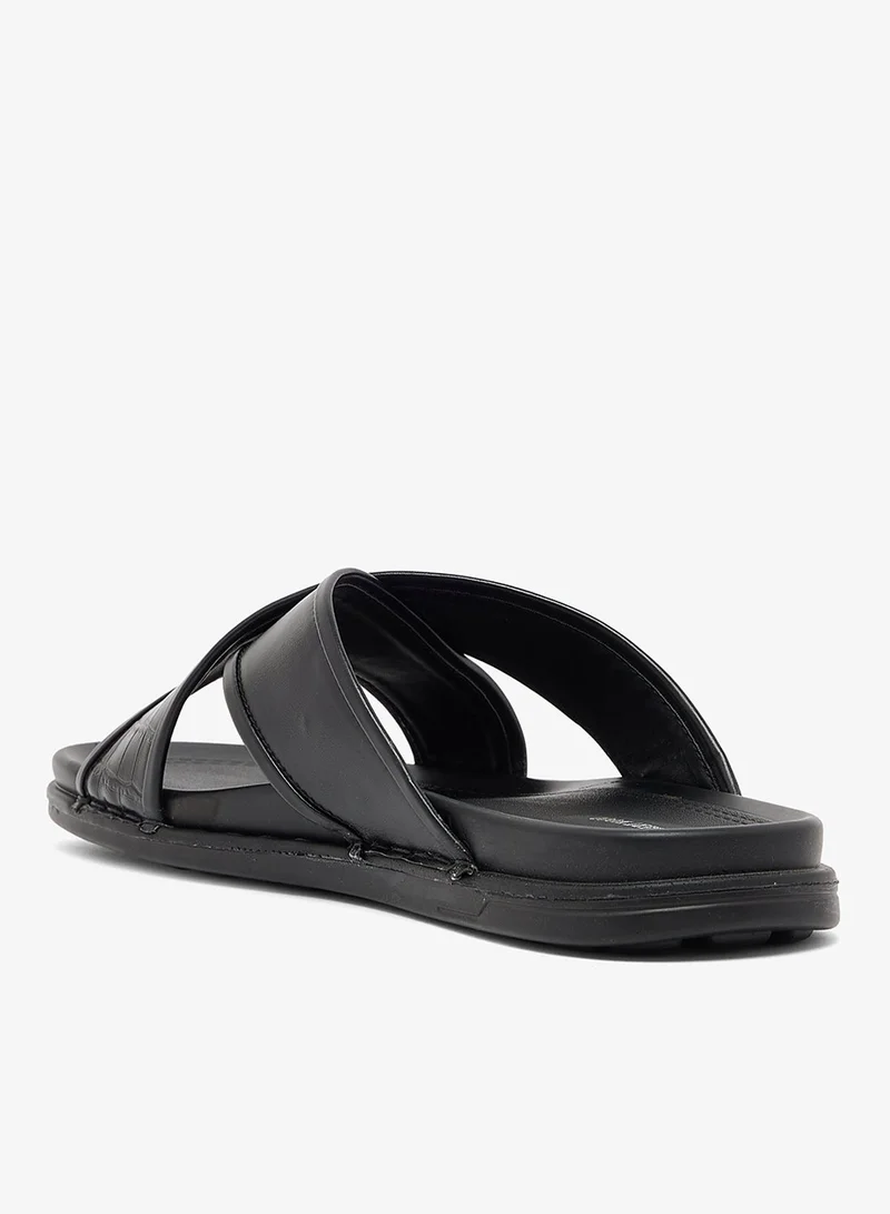 Robert Wood Comfortline Croc Emboss Casual Sandals
