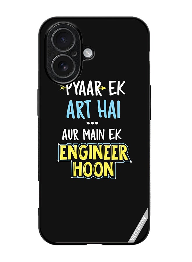 VR CREATIVE Protective Case Cover For Apple iPhone 17 Pyaar Ek Art Hai Design Multicolour