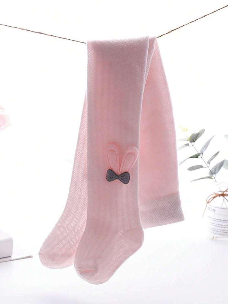 Anti-Mosquito Pantyhose For Girls Summer Mesh Thin Cotton Bow Baby Baby Leggings - Image 5