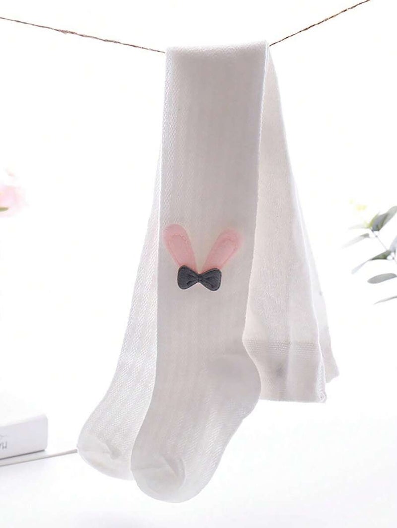 Anti-Mosquito Pantyhose For Girls Summer Mesh Thin Cotton Bow Baby Baby Leggings - Image 4