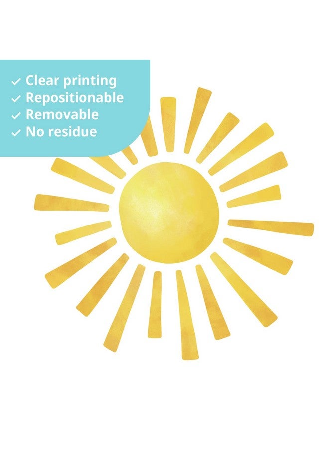 DECOWALL DS12-8079 78pcs Sun Clouds Polka dot Wall Stickers Decals Art Baby Bedroom Boho Classroom décor Living Kids Home Nursery playroom Removable Sunshine Vinyl DIY - Image 4