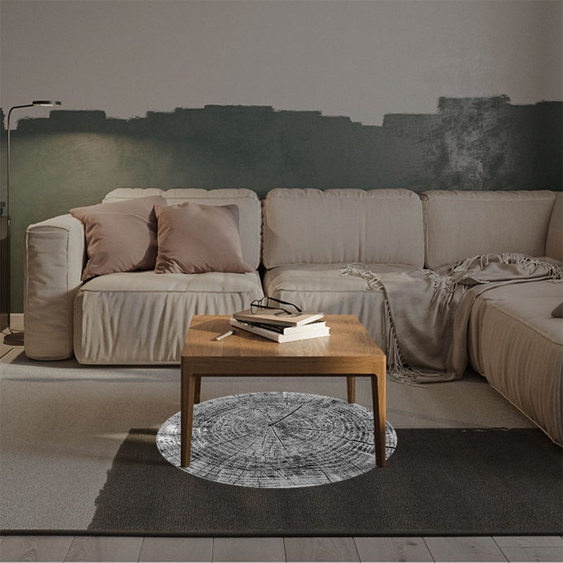 Imitation Tree Pattern Floor Sticker Tile Sticker Round Floor Ornament Non- Decals Self Adhesive Wall Decal - Image 4