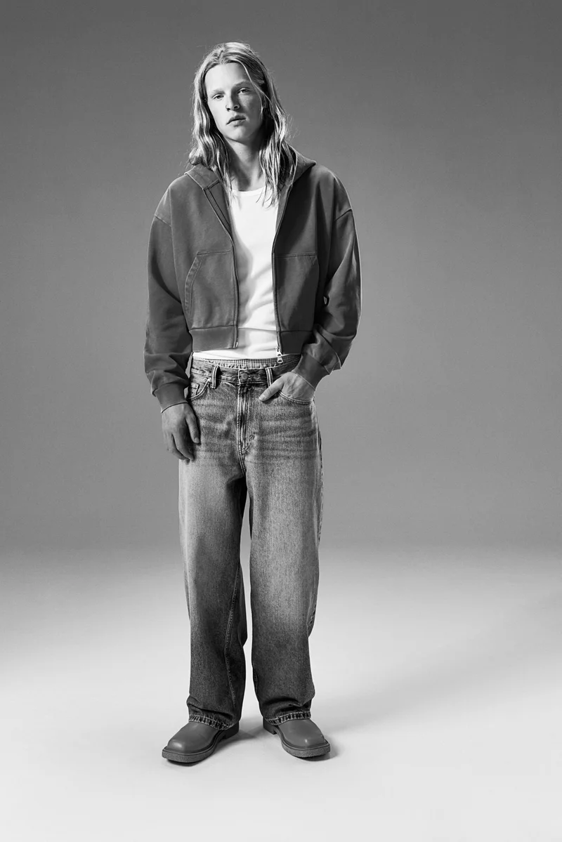 H&M Oversized Fit Zip-through hoodie