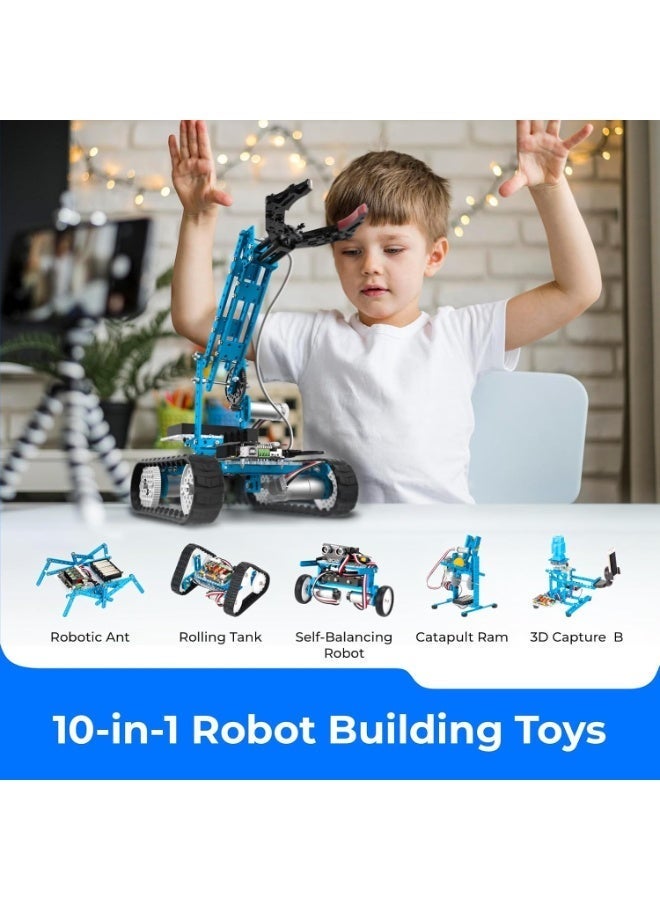 Makeblock mBot Ultimate 10 in 1 Robot Building Toys, Robotics Kit App Remote Control Robot Toys Compatible with Arduino C & Raspberry Pi, STEM Educational DIY Robotics for Kids Ages 12-16 - Image 3