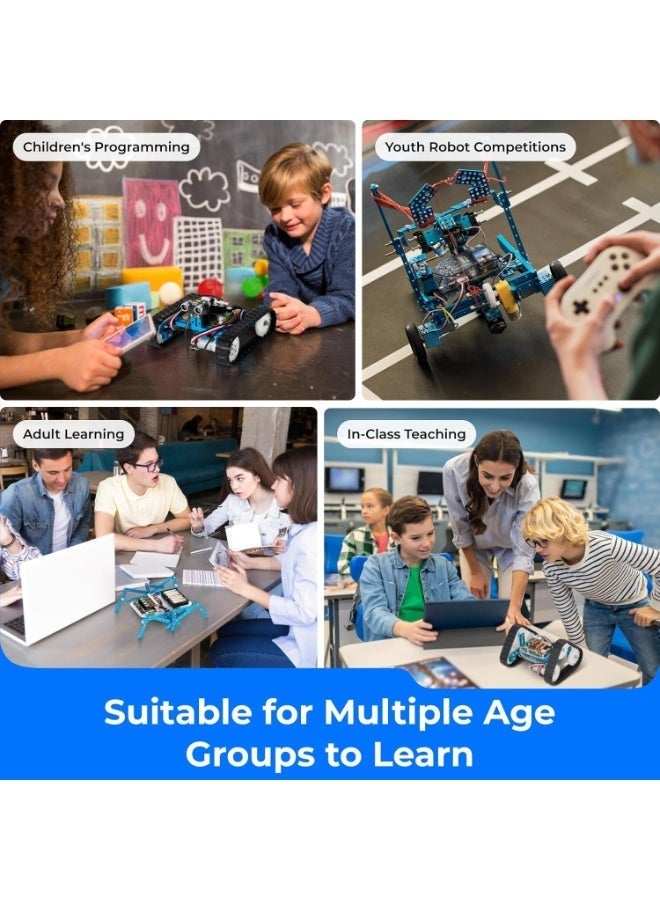 Makeblock mBot Ultimate 10 in 1 Robot Building Toys, Robotics Kit App Remote Control Robot Toys Compatible with Arduino C & Raspberry Pi, STEM Educational DIY Robotics for Kids Ages 12-16 - Image 4