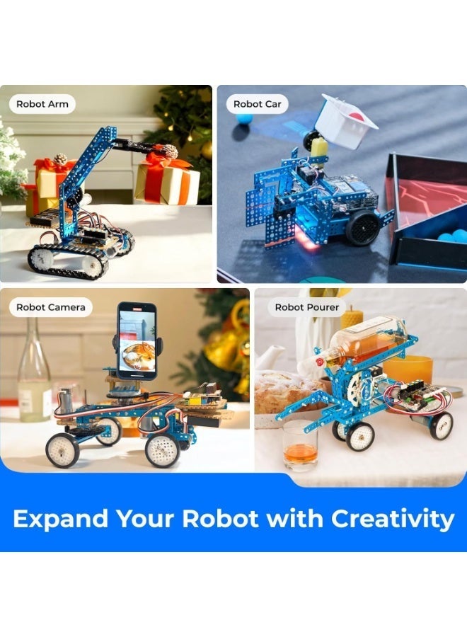 Makeblock mBot Ultimate 10 in 1 Robot Building Toys, Robotics Kit App Remote Control Robot Toys Compatible with Arduino C & Raspberry Pi, STEM Educational DIY Robotics for Kids Ages 12-16 - Image 5