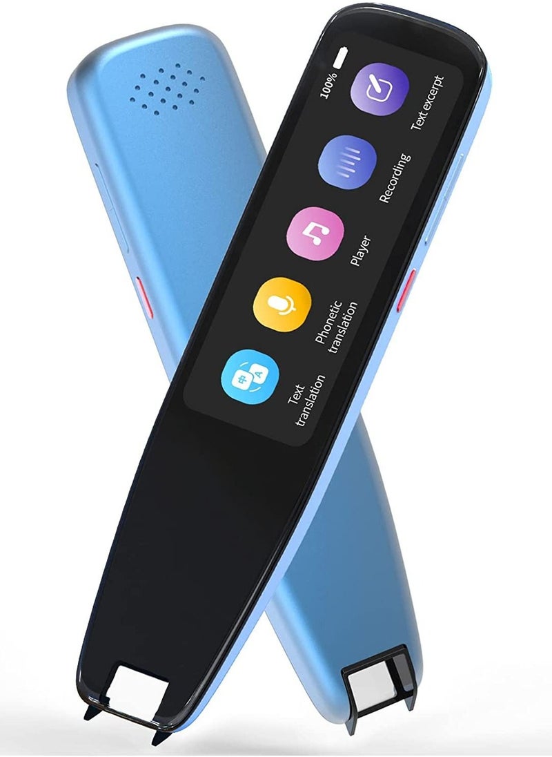Upgraded Scan Reader Pen, 16GB Dictionary Mobile Scanner Translator Scanning Pen, 112 Language OCR Digital Reader Pen Voice Translator Device, Text&Phonetic Multilingual Translation (Pen 3Pro