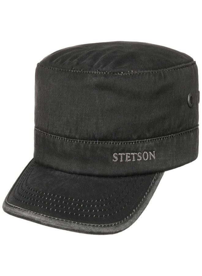 Stetson Datto Winter Army Cap Men Black 7 1/4-7 3/8 - Image 1