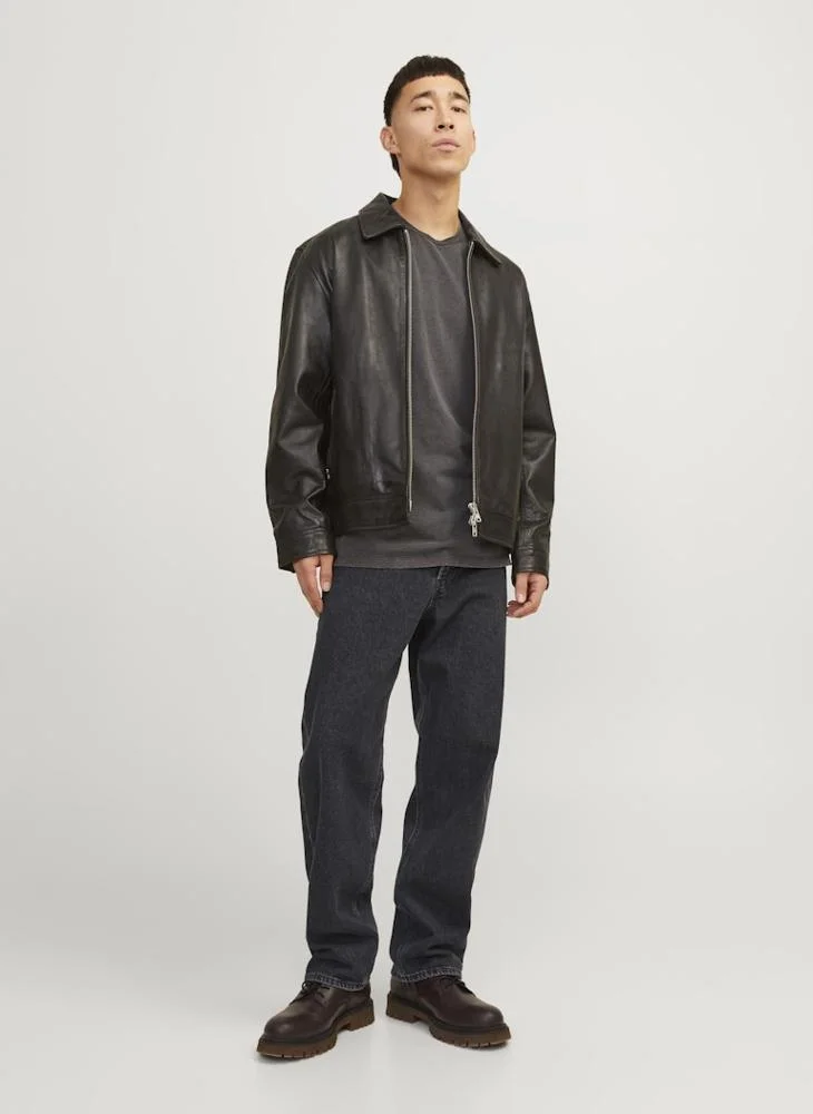 جاك اند جونز Jjieddie Stright Fit Jeans