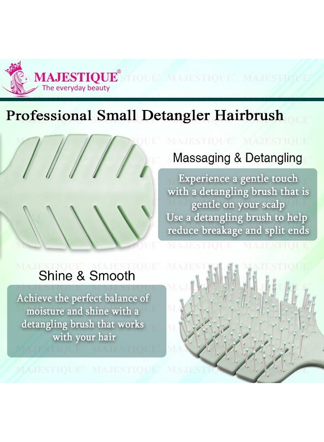 فرشاة شعر صغيرة صديقة للبيئة من ماجيستيك - بوكيت برو، للشعر المجعد، فرشاة فك تشابك الشعر الرطب والجاف للأطفال الرضع والنساء والرجال - Image 2